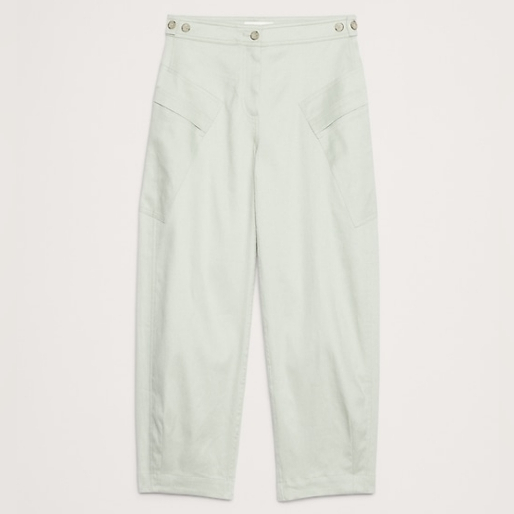 Banana Republic Linen Barrel Pant - Size 2